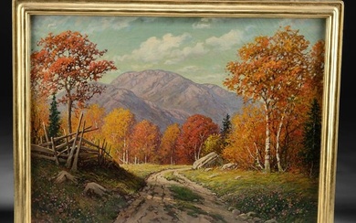 19th C. William Paskell Painting - Mount Paugus