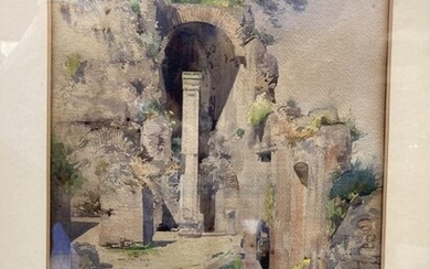 19th/early 20th cent. Italian Onorato Carlandi (1848-1939): Watercolour titled...