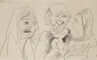 Pablo Picasso (1881-1973), Trois personnages