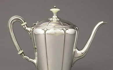 American Art Deco Sterling Silver Teapot
