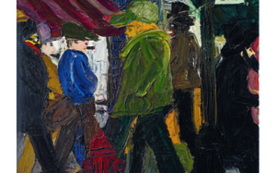 Red Grooms (b. 1937), Eighth Avenue