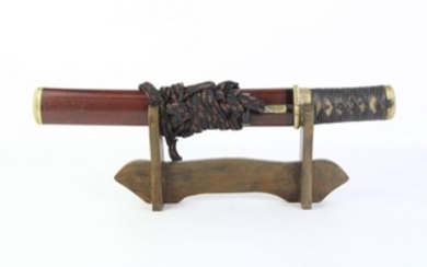 Japanese Possibly Tanto Blade On Stand