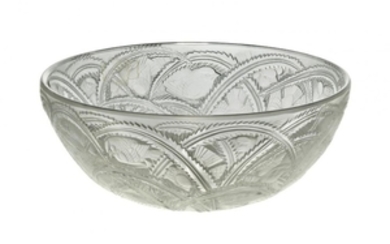 René Lalique (1860-1945), a clear and frosted...