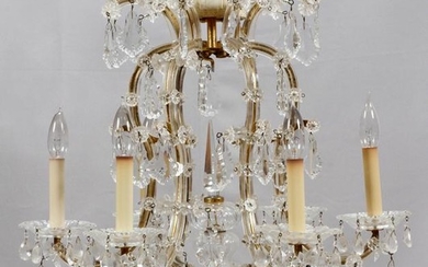 AUSTRIAN MARIE THERESE STYLE, CRYSTAL CHANDELIER