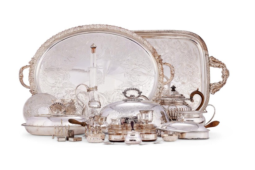 A COLLECTION OF PLATED WARES, VARIOUS DATES