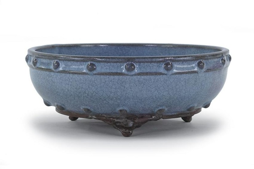 A Chinese Jun Ware Narcissus Bowl.