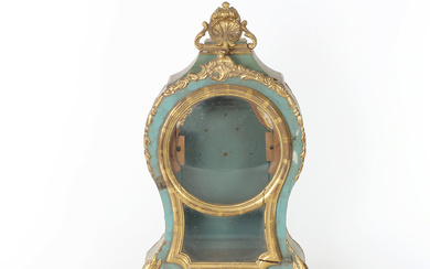 A French table clock case, later 19th century.