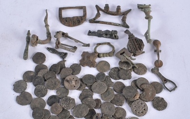 A Large Quantity of Bronze Metal Detector Finds (qty)