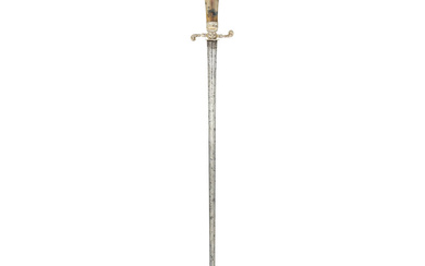 A Sword With English Silver-Mounted Hilt The Hilt Early 17th...