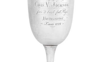 A Victorian Silver Goblet by Mark Willis, Sheffield, 1899