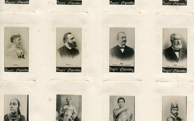 A collection of approximately 941 Cousis (Malta) photographic 'Celebrities' cigarette card