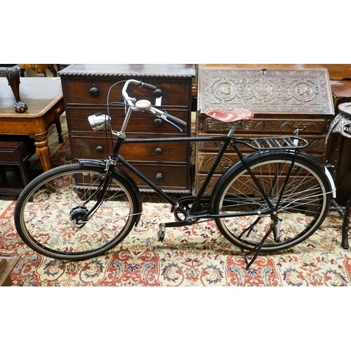 A gentleman's vintage bicycle