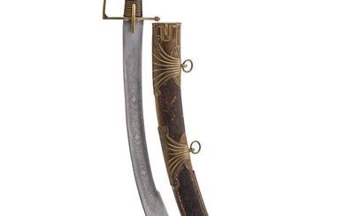 A lion head sabre for officers of the Hussars, mid-18th century