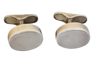 A pair of Georg Jensen silver cufflinks
