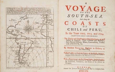 A voyage to the South-Sea, and along the coasts of Chili and Peru, in the years 1712, 1713, and 1714. Particularly describing the genius and constitution of the inhabitants, as well Indians as Spaniards: their customs and manners, their natural...