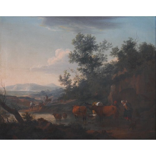 ATTRIBUTED TO ABRAHAM JANSZ. BEGEYN (1637-1697), OIL ON CANV...