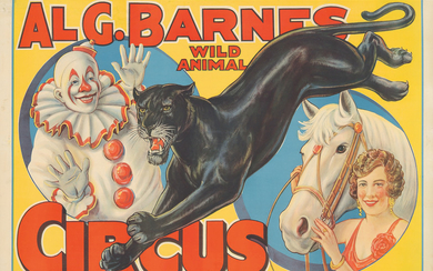 Al G. Barnes Wild Animal Circus. 1936.
