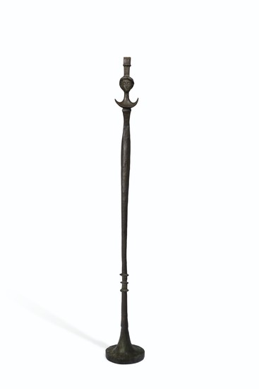 Alberto Giacometti (1901-1966), Lampadaire modèle "figure"