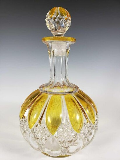 American Pattern Glass Decanter with Stopper