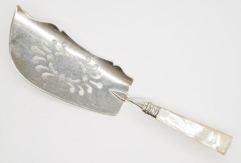 An Antique Plated Fish Slice