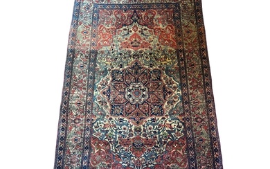 An Isfahan rug, Persia, circa 1900 210cm x 130cm...