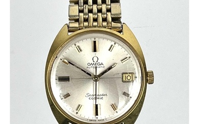 An Omega Seamaster Cosmic automatic gold plated gentleman's ...