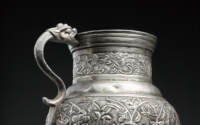 An Ottoman silver tankard with the tughra of Suleyman the...