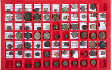 An interesting small collection old coins of the world including...