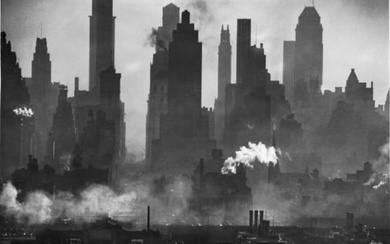 Andresas Feininger "New York Harbor" Photo Print