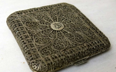 Antique and High Quality Filigree Silver Box