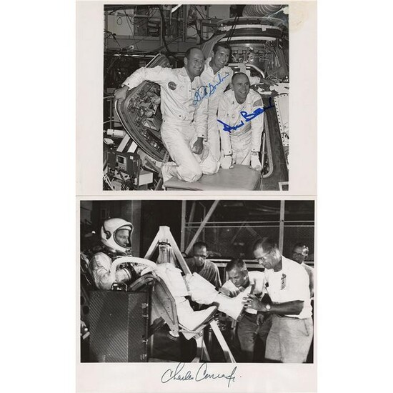 Apollo 12 (2) Signed Photographs