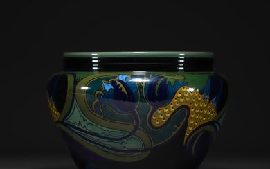 Art Nouveau ceramic vase or bowl from the Gouda factory...