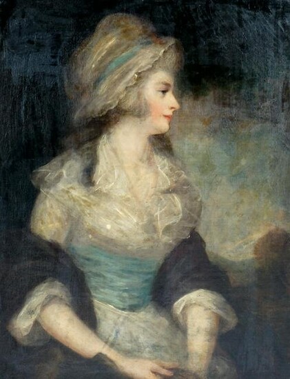 Attrib. Hoppner / Reynolds Portrait of a Noblewoman