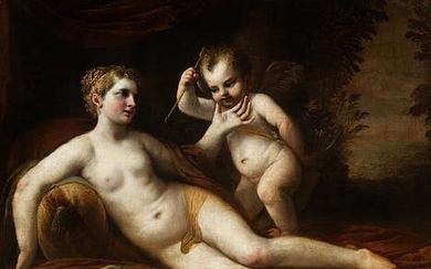 Bologneser Maler des 17. Jahrhunderts, VENUS UND CUPIDO