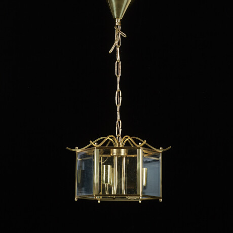 Brass ceiling lamp Taklampa i mässing