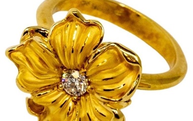 Carrera y Carrera Emperatriz 18k Yellow Gold Diamond Ring, 10076548