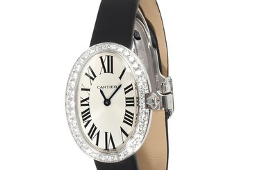 Cartier Baignoire WB520027 Womens Watch in 18kt White Gold