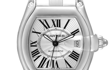 Cartier Roadster Large Silver Dial