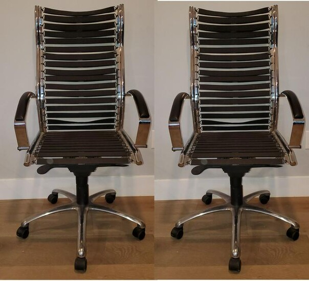 Charles and Ray Aims Chairs with Bungee Attachments