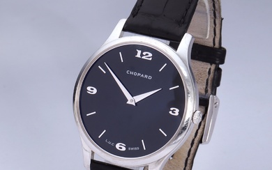 Chopard LUC 'XP Classic'. Men's watch in 18 kt. white gold with black dial, 2010s