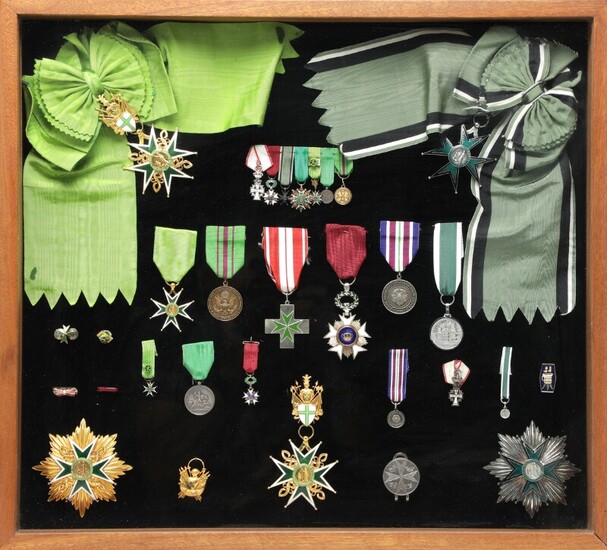 NOT SOLD. Collection of orders and medals, incl. Military and Hospitaller Order of Saint Lazarus...