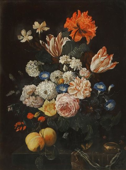 Cornelius Johannes de Bruyn, oil, Still life