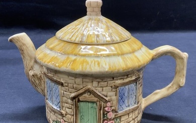 Crown Windsor Croft Cottage Ceramic Teapot England