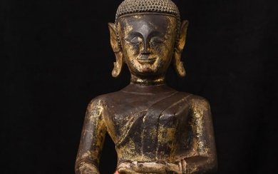 Delightful 17/18thC Northern Burmese Buddha from a tribal group.