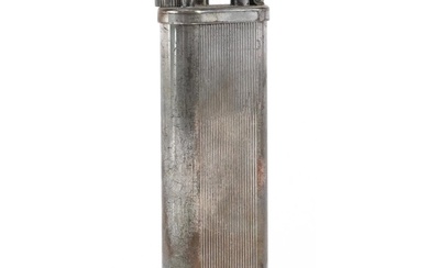 Dunhill silver plated table lighter, serial number 14939, 10...