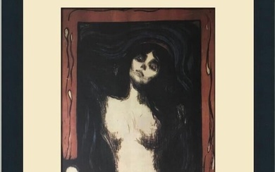Edvard Munch Madonna Loving Woman Custom Framed Print