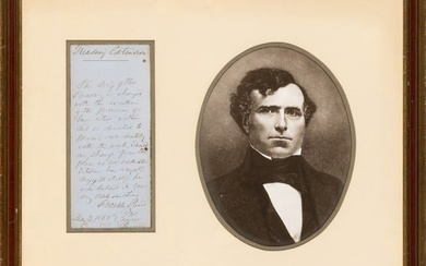 Franklin Pierce document signed as President