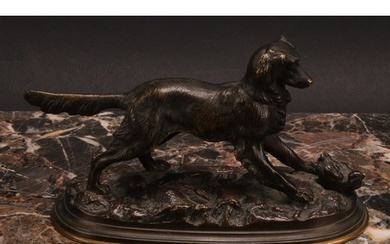 French School (19th century), a brown patinated bronze, of a...