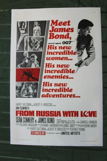 From Russia with Love (USA, 1963) US One Sheet Movie