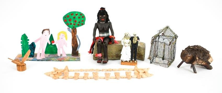 GROUPING FOLK AND OUTSIDER ART OBJECTS